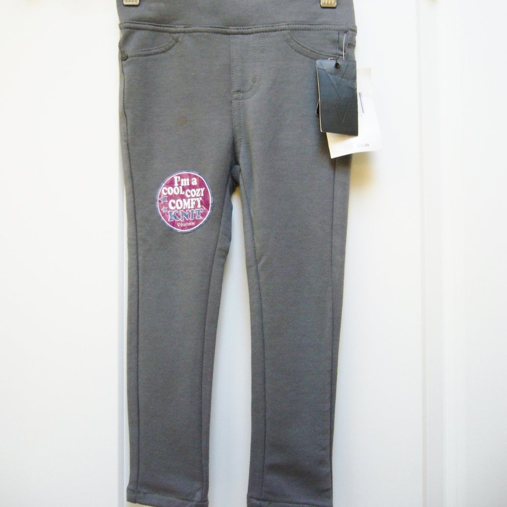 Vigoss Toddler Girls Knit Skinny Pants Pull On
